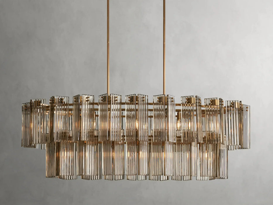 Delsie Oval Chandelier 51''63''72''-DWHOME