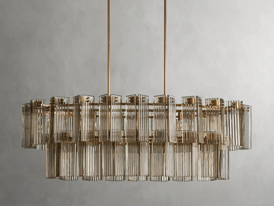 Delsie Oval Chandelier 51''63''72''-DWHOME