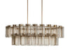 Delsie Oval Chandelier 51''63''72''-DWHOME