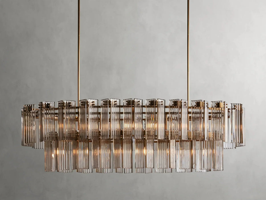 Delsie Oval Chandelier 51''63''72''-DWHOME