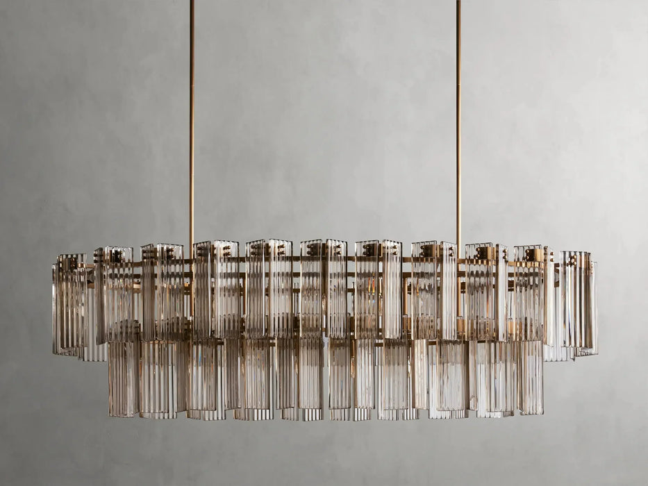 Delsie Oval Chandelier 51''63''72''-DWHOME