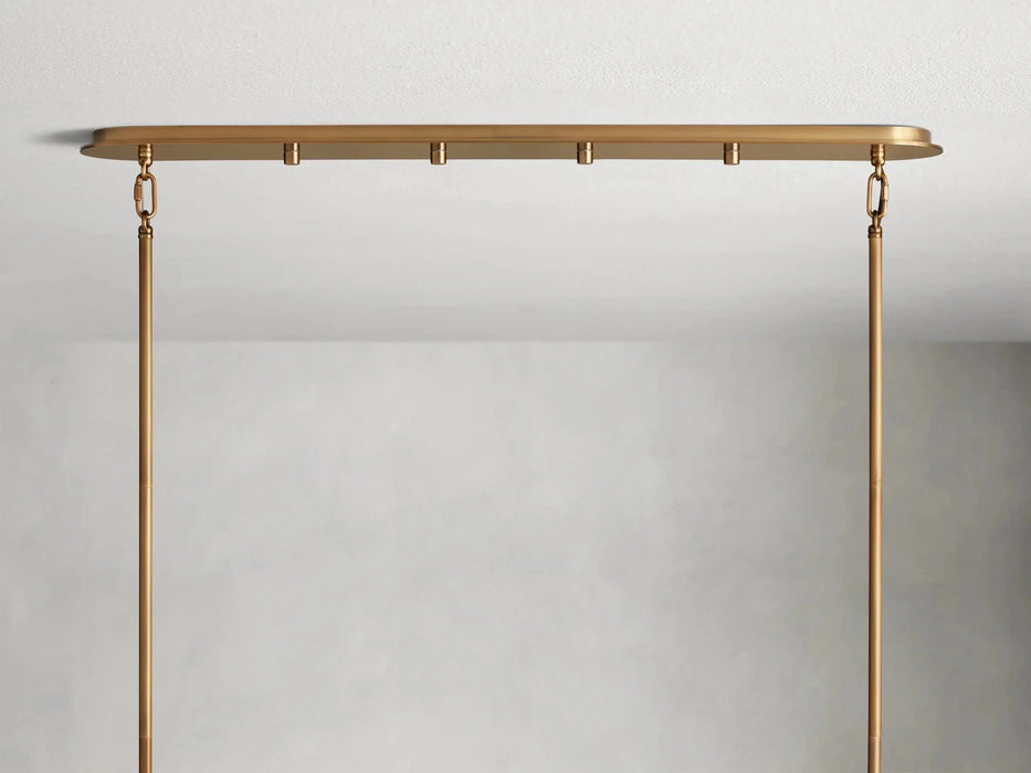 Delsie Oval Chandelier 51''63''72''-DWHOME