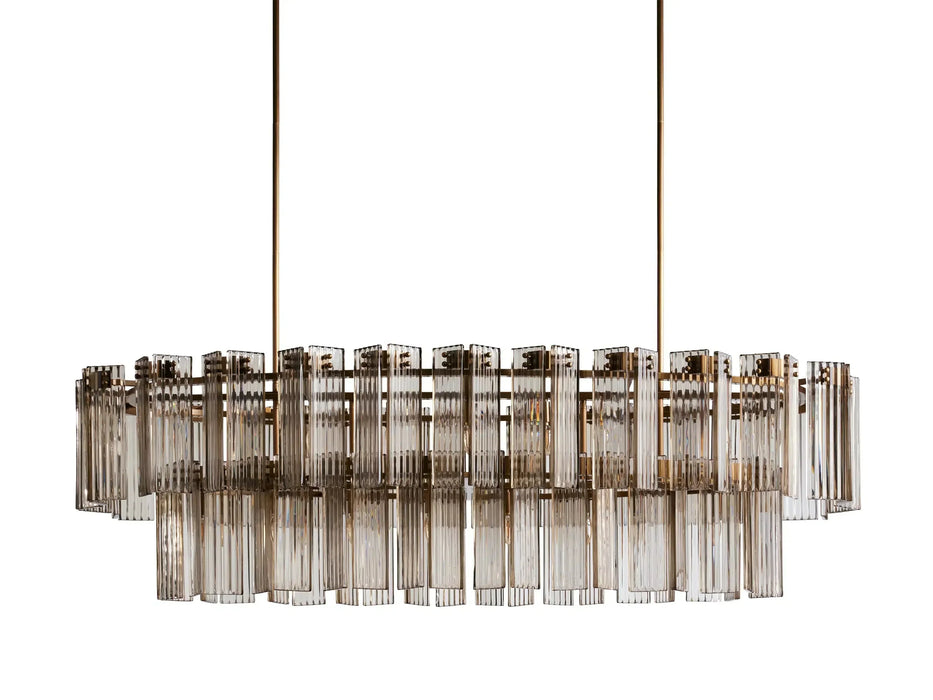 Delsie Oval Chandelier 51''63''72''-DWHOME