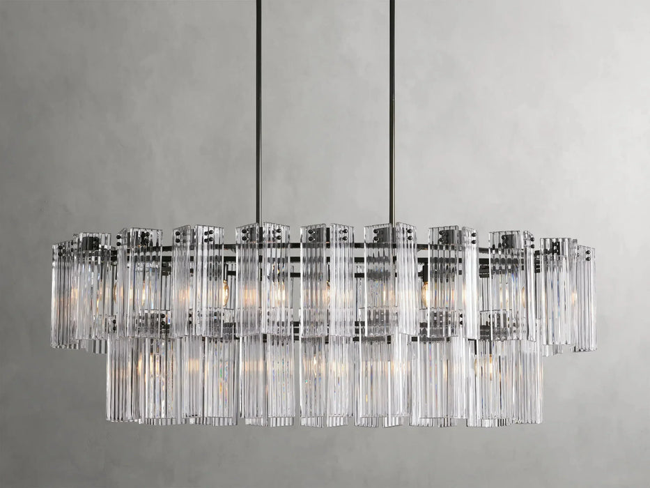 Delsie Oval Chandelier 51''63''72''-DWHOME