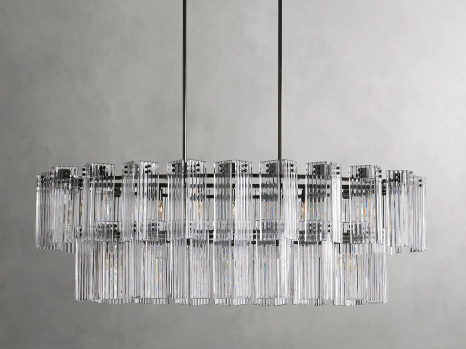 Delsie Oval Chandelier 51''63''72''-DWHOME
