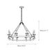 Devon Round Chandelier-DWHOME