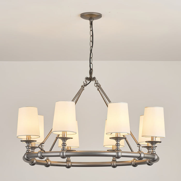 Devon Round Chandelier-DWHOME