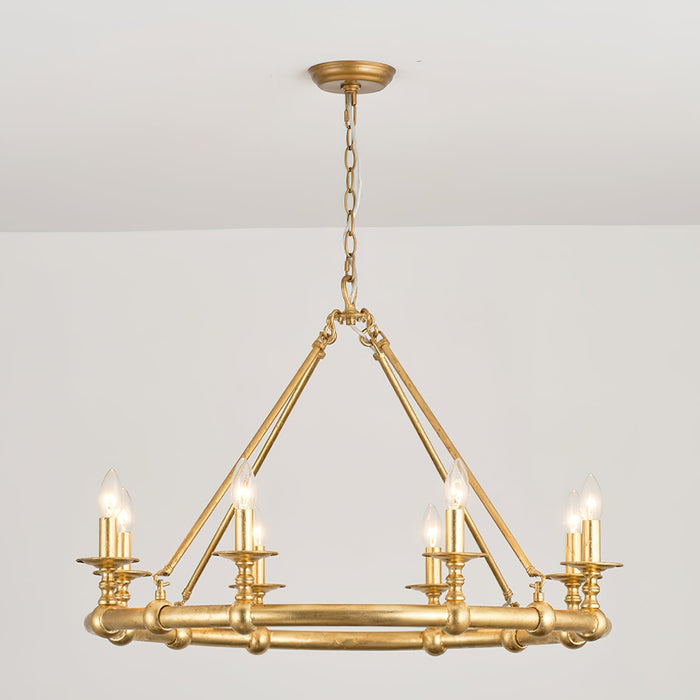 Devon Round Chandelier-DWHOME