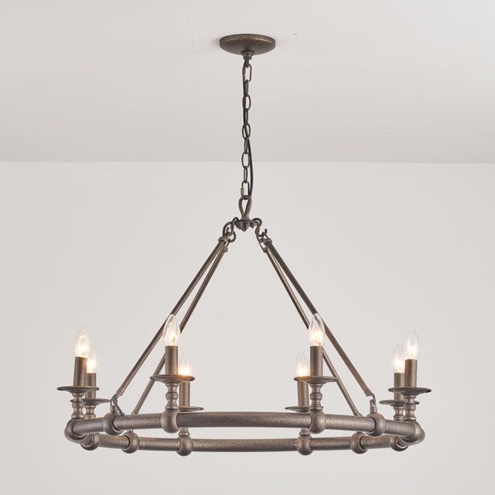 Devon Round Chandelier-DWHOME