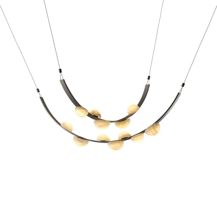 Dew Drops Alabaster Chandelier-DWHOME