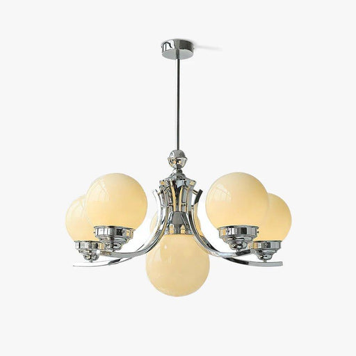 Dewdrop Globe Chandelier-DWHOME