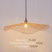 Wavy Strawhat Pendant Lights - DWHOME
