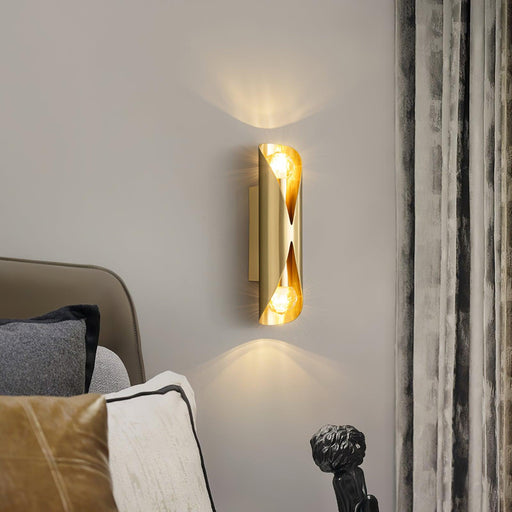 Diamonds Brass Wall Lamp-DWHOME
