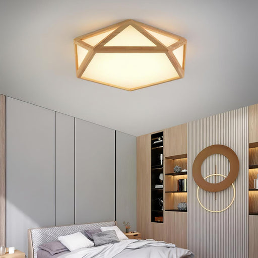 Diamond Wooden Ceiling Lamp - DWHOME