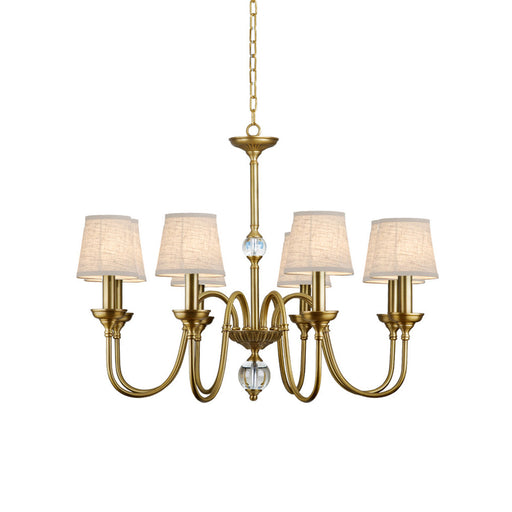 Diana Brass Chandelier-DWHOME