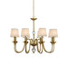 Diana Brass Chandelier-DWHOME