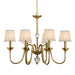 Diana Brass Chandelier-DWHOME