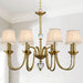 Diana Brass Chandelier-DWHOME