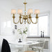 Diana Brass Chandelier-DWHOME
