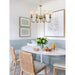 Diana Brass Chandelier-DWHOME