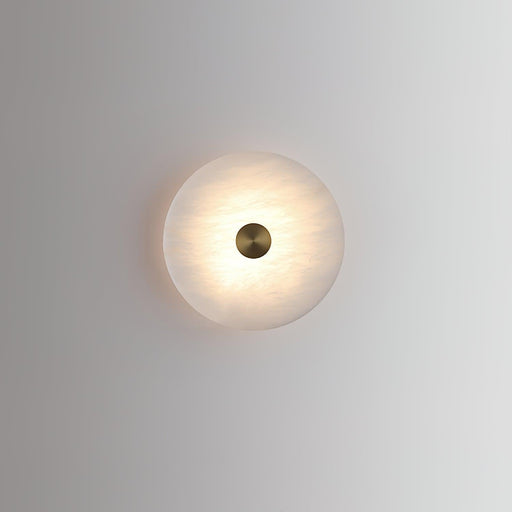 Disc Shaped Alabaster Wall Light-DWHOME