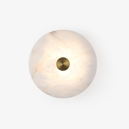 Disc Shaped Alabaster Wall Light - DWHOME
