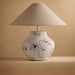 Distressed White Ceramic Table Lamp - Vakkerlight