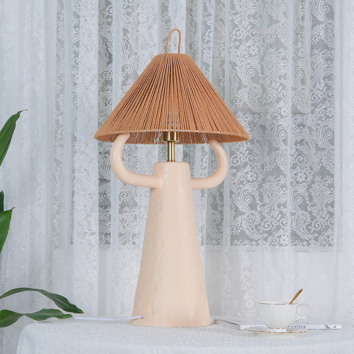 Horns Ceramic Table Lamp - DWHOME