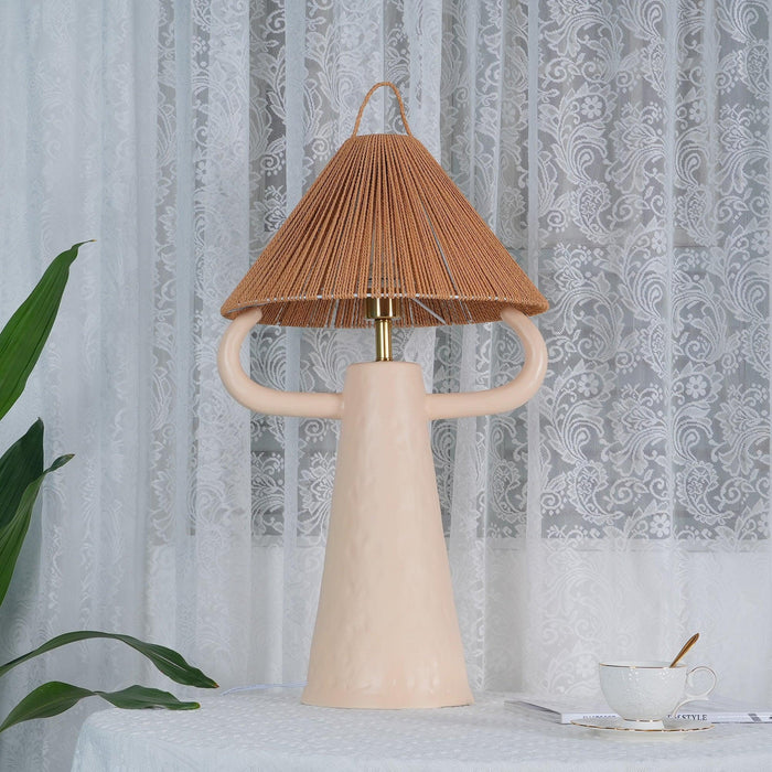 Horns Ceramic Table Lamp - DWHOME