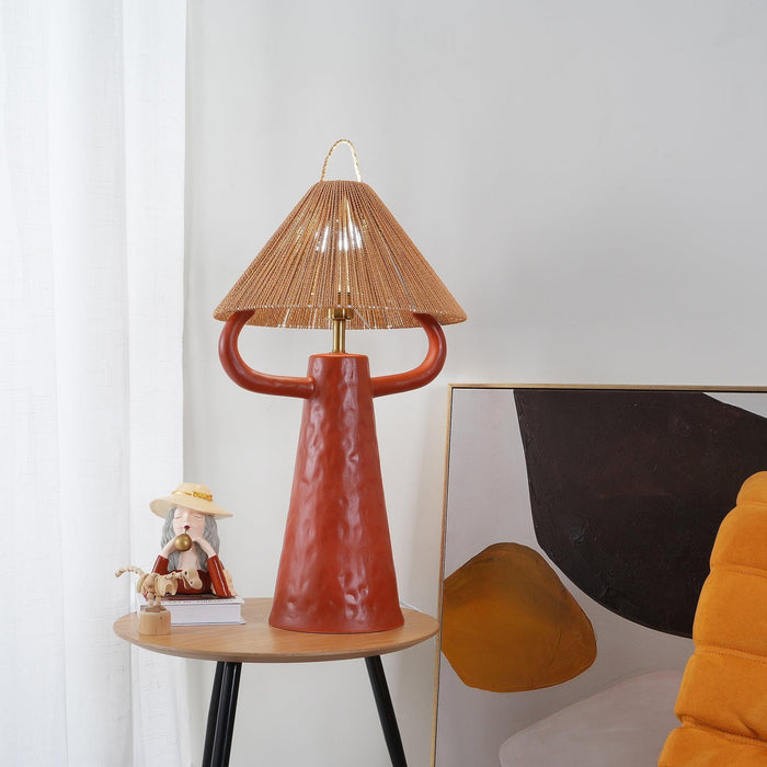 Horns Ceramic Table Lamp - DWHOME