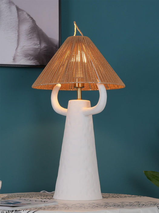 Horns Ceramic Table Lamp - DWHOME