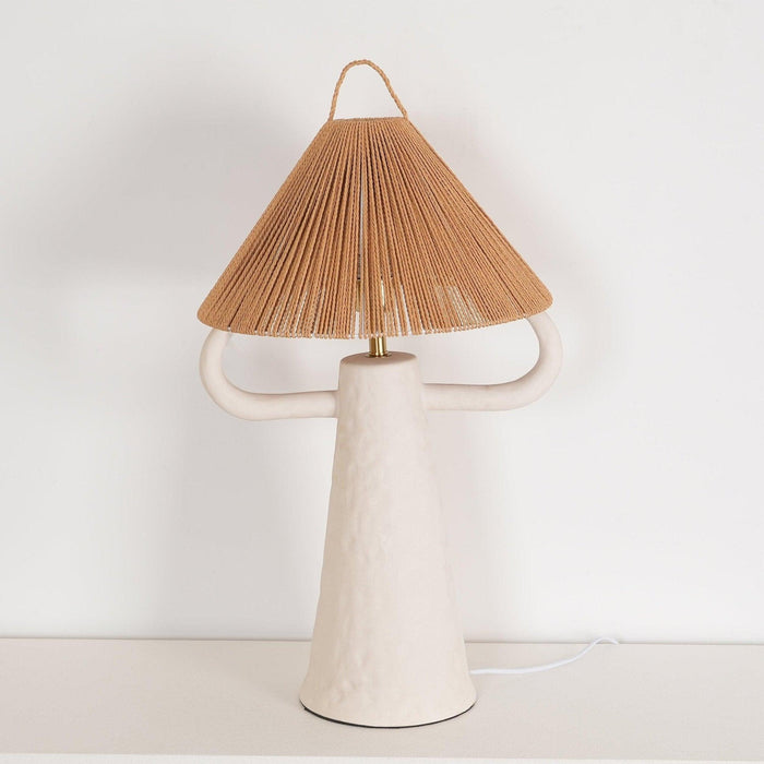 Horns Ceramic Table Lamp - DWHOME