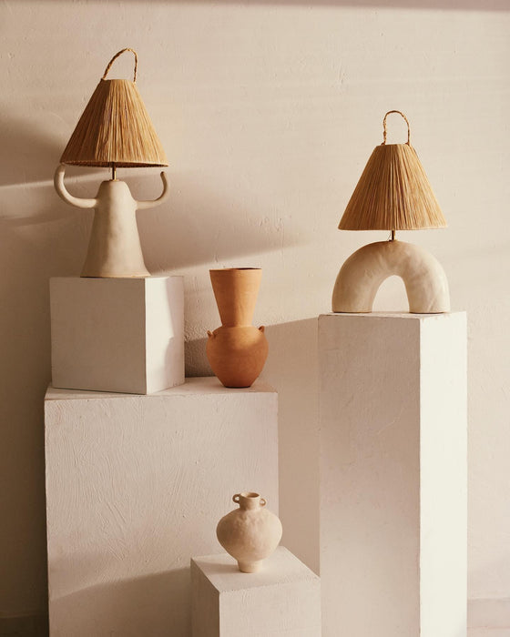 Horns Ceramic Table Lamp - DWHOME
