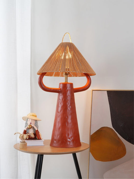 Horns Ceramic Table Lamp - DWHOME