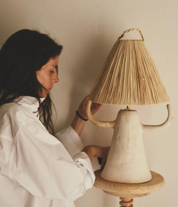 Horns Ceramic Table Lamp - DWHOME