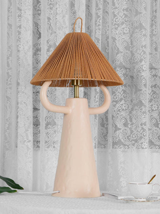 Horns Ceramic Table Lamp - DWHOME