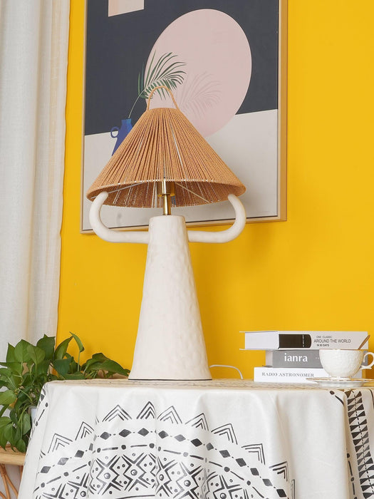 Horns Ceramic Table Lamp - DWHOME