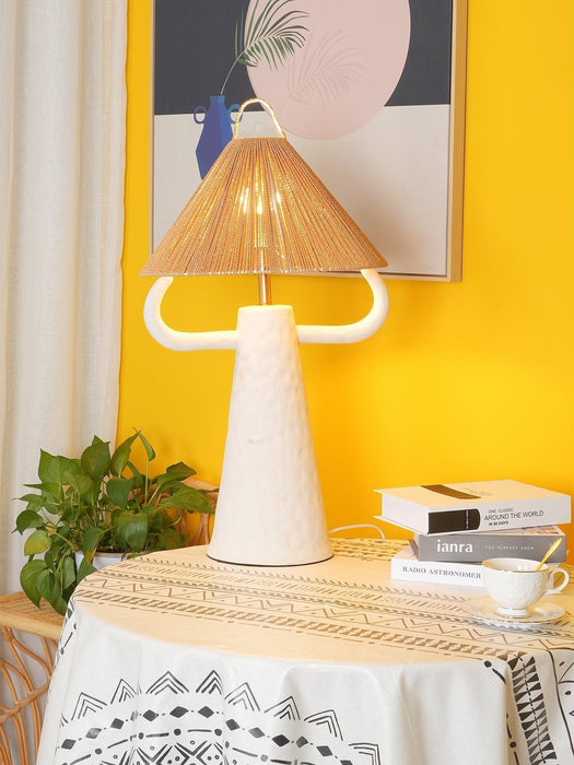Horns Ceramic Table Lamp - DWHOME