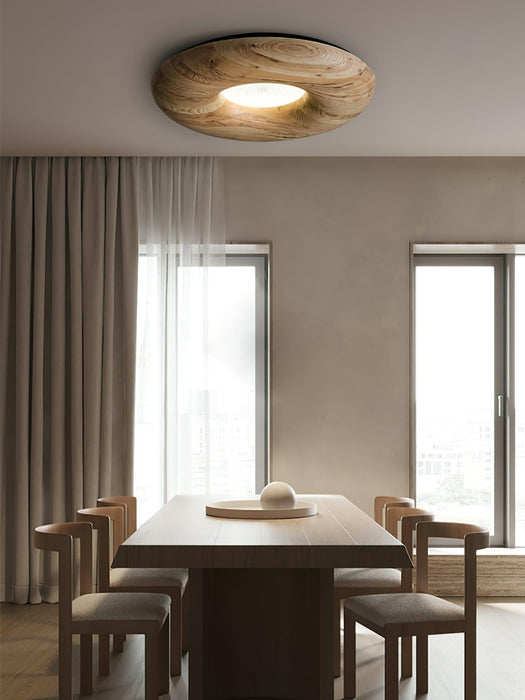 Donut Wood Ceiling Light-DWHOME