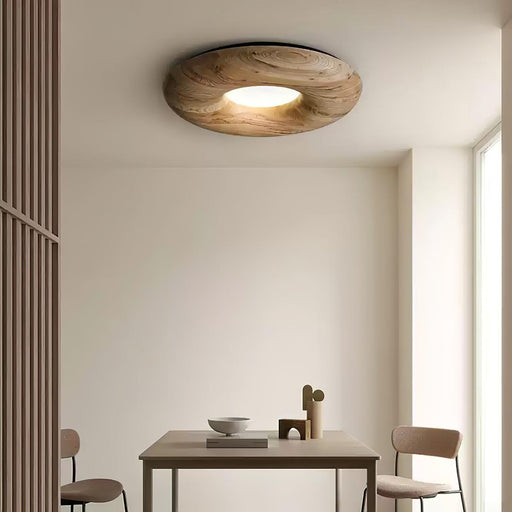 Donut Wood Ceiling Light-DWHOME