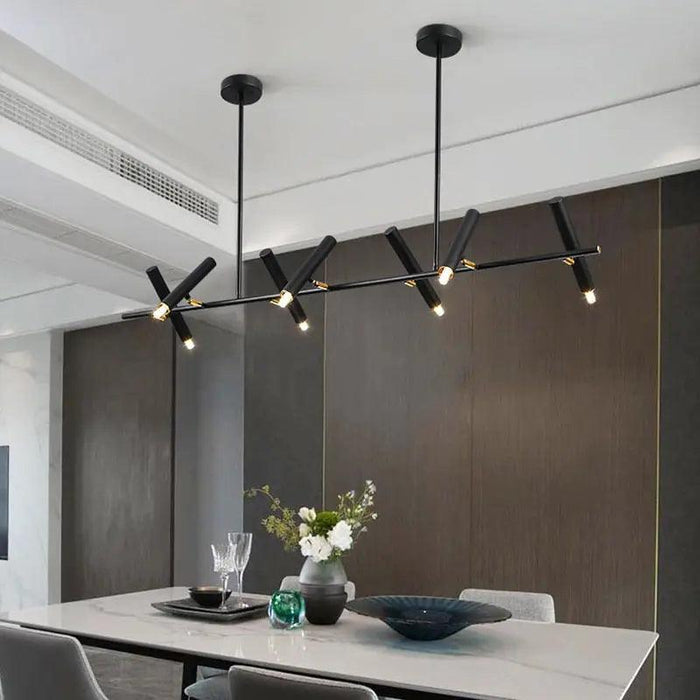 Doreen Modern Black Linear Chandelier - DWHOME
