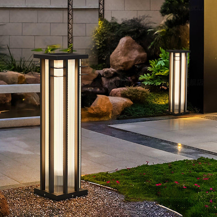 Double Axis Outdoor Post Lamp-DWHOME