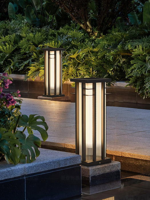 Double Axis Outdoor Post Lamp-DWHOME