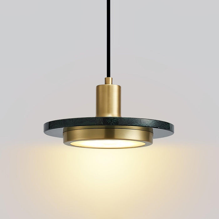 Double Circle Pendant Light-DWHOME