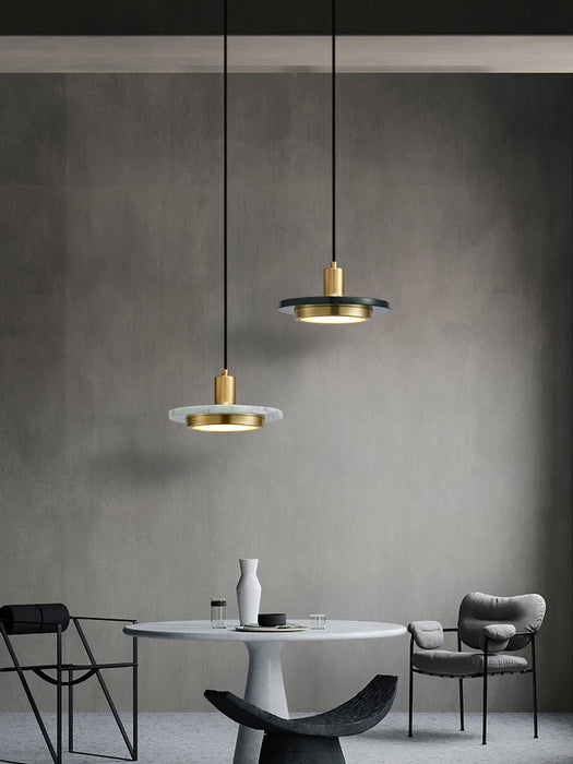Double Circle Pendant Light-DWHOME