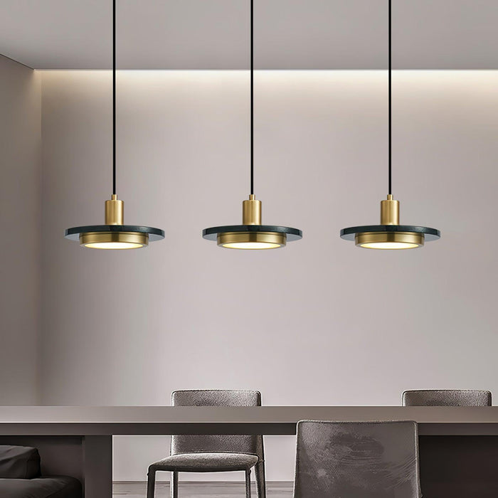 Double Circle Pendant Light-DWHOME