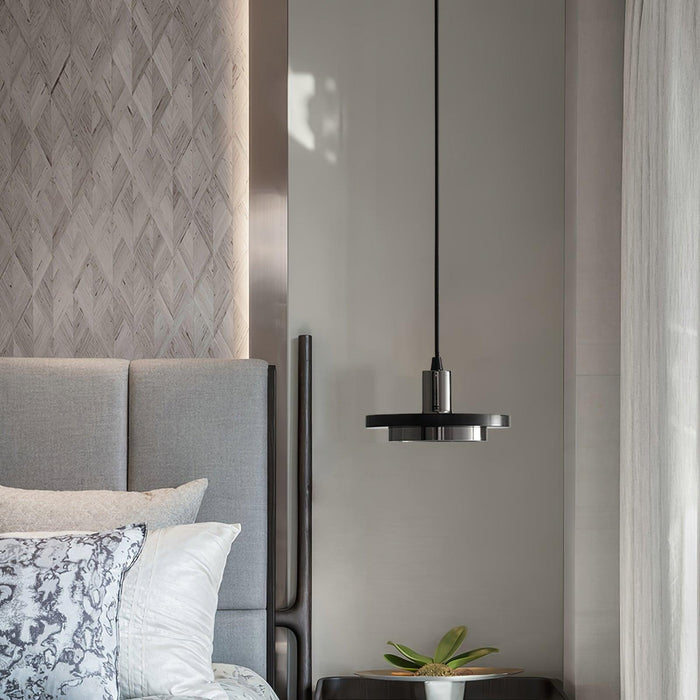 Double Circle Pendant Light-DWHOME