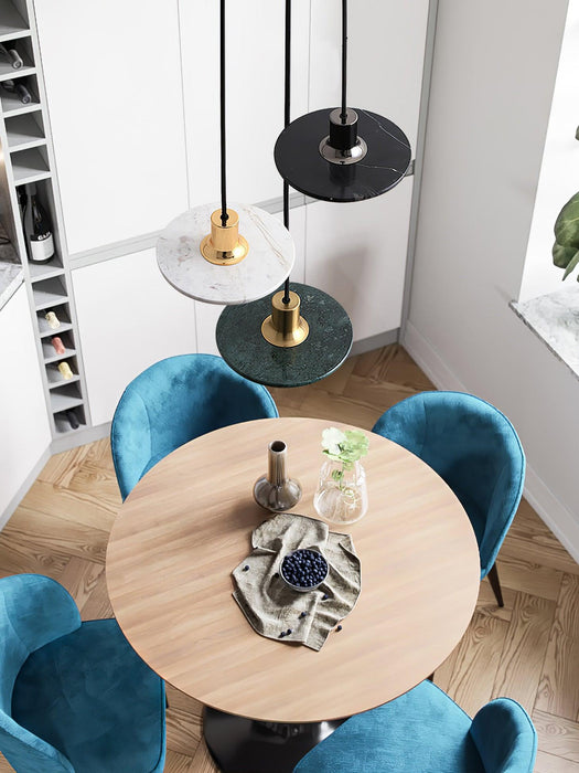 Double Circle Pendant Light-DWHOME