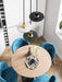 Double Circle Pendant Light-DWHOME