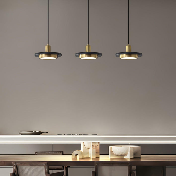 Double Circle Pendant Light-DWHOME